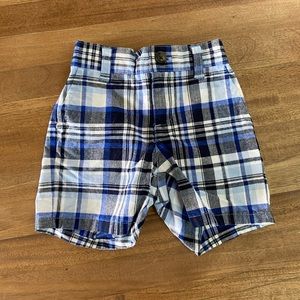 Janie and Jack plaid shorts.